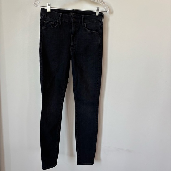Mother High Waisted Looker in Blackbird Jeans Size 27 - Picture 1 of 9